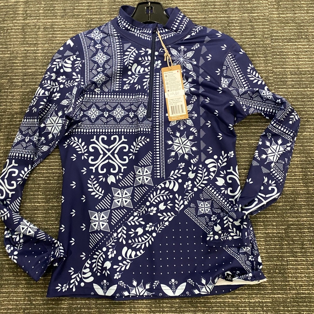 NWT 1/4 Zip Base layer by Krimson Klover Striking Design